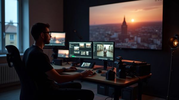Captation et montage vidéo avec un vidéaste à Lyon